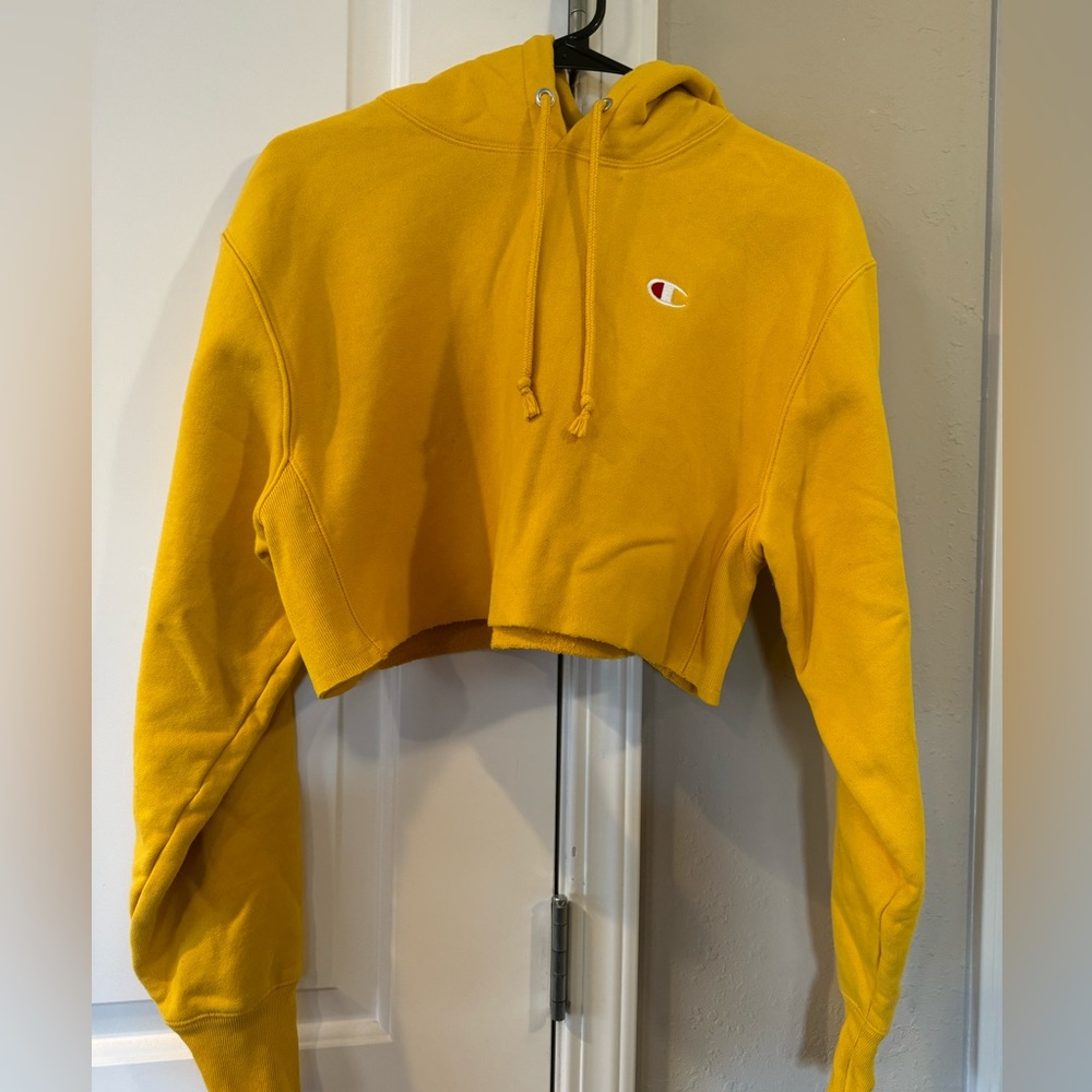 Cropped Champion hoodie